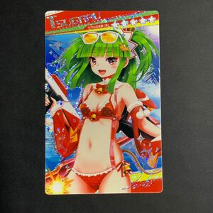 ボンバーガール　カードコネクト　ツガル　ツガルの水着(赤)　レア　セレクションvol.5