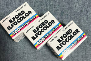 未開封品 3本セット イルフォカラー 400 ヴィンテージ トーン ILFOCOLOR 400 Vintage Tone