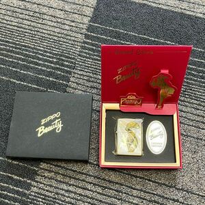 【T0405】ZIPPO Zippo zippo ジッポー ライターBeauty ビューティー LIMITED EDITION 1000個限定 No.0898 喫煙具 シルバーカラー ビキニ 