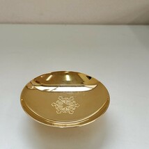 【TS0427】金杯 24KGP刻印 金色 金メッキ ゴールドカラー コレクション 趣味 小物 インテリア 和風 日本 豪華 置物 重量約51g_画像1