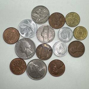【TS0408】海外硬貨 コイン 通貨 貨幣 まとめ売り アメリカ カナダ インドネシア レトロ アンティーク コレクション