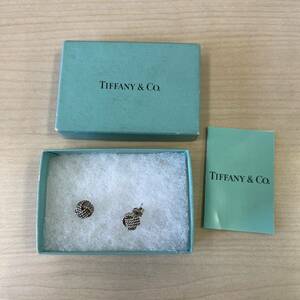 【T0408】TIFFANY&Co. Tiffany ティファニー ツイストノット シルバー 925刻印 ピアス アクセサリー 