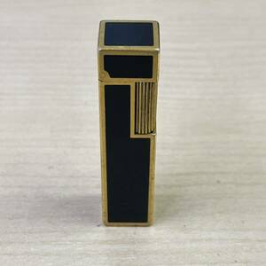 [TS0421] Maruman Maruman black Gold color lighter smoking . smoking goods spark not yet verification put on fire not yet verification 