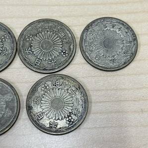 【TS0421】旭日 50銭 五十銭 大日本 大正40年 20年 11年 古銭 硬貨 貨幣 通貨 コイン コレクション 7枚の画像5