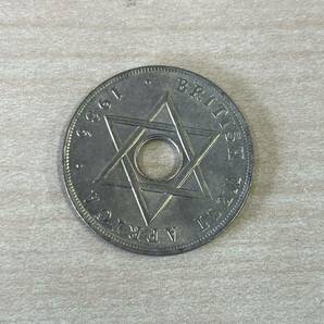 【TS0421】イギリス領西アフリカ 1936年 1ペニー貨 エドワード8世 6極星 白銅 硬貨 貨幣 通貨 コインの画像2