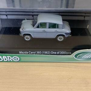 [TS0421 11]MMP Mazda Carol 360 1962 One of 3000pcs. 1:43 SCALE die-cast model car minicar EBBRO collection 