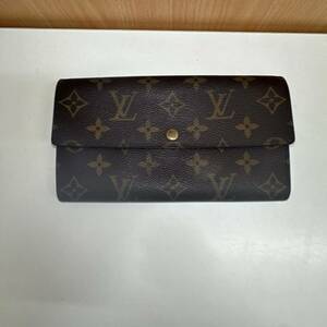 【TM0424】LOUIS VUITTON Lv ルイ・ヴィトン 長財布 ポルトフォイユサラ メンズ レディース ファッション小物 服飾小物