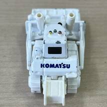 【TS0421 105】TOMICA トミカ コマツ KOMATSU ミニカー D85MS No.14 1/142 白 玩具_画像4