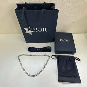 【TS0430】Christian Dior クリスチャン・ディオール CD ロゴ 喜平ネックレス メンズアクセサリー ファッション小物 服飾小物 コレクション
