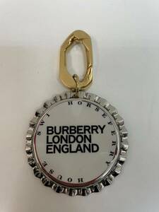 【TS0410】BURBERRY バーバリー バッグモチーフ チャーム キーホルダー LONDONロンドン ENGLANDイングランド キーリング 