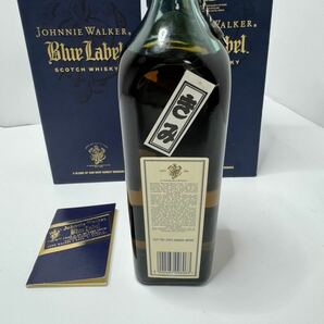 JOHNNIE WALKER ジョニーウォーカー BLUE LABEL ブルーラベル SCOTCH WHISKY 750ml 43% 未開栓 古酒の画像6