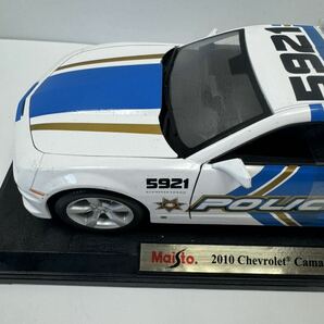 Maisto マイスト 1/18 Chevrolet シボレー 2010 Camaro カマロ SS RS ポリス仕様車 POLICE パトカー 1/7の画像5