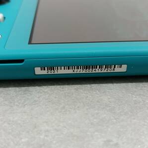 070）A 〈中古品〉ニンテンドーSwitchLite 本体のみ ターコイズ HDH-001 【動作確認/初期化済】の画像4