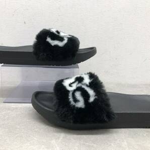 E◆ ※着用感有 UGG /アグ /コンフォートサンダル /ROYALE GRAPHIC /ロイヤル グラフィック /1101539 /サイズ 22.0CM /BLKの画像5