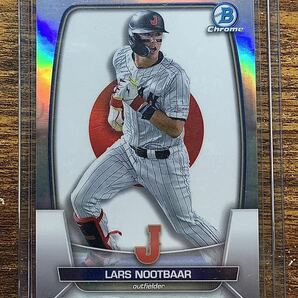 【100円スタート】Topps Bowman chrome ラーズ ヌートバー Lars Nootbaar 侍ジャパン リフラクター 499枚限定の画像1