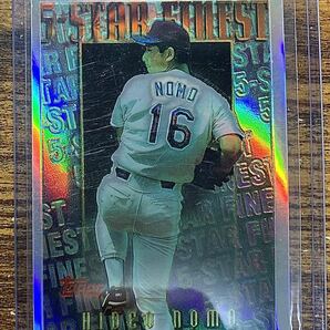 【100円スタート】Topps 1996 Finest 野茂英雄 Hideo Nomo 5-Star Finest REFRACTOR ドジャース の画像1