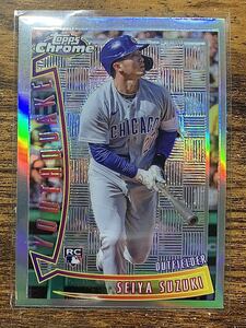 【100円スタート】Topps Chrome 2022 鈴木誠也 Seiya Suzuki ルーキー カード YOUTH QUAKE ROOKIE CARD RC リフラクター REFRACTOR