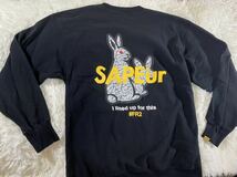 【即完売】FR2 SAPEur コラボ sizeXXL 黒 Smoking Kills 色情兎 Fxxking Rabbits_画像5