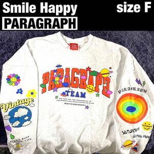 【長袖】コムドットゆうた パラグラフ Smile Happy TEAM LOGO