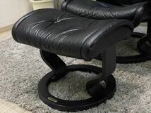 希少 エコーネス EKORNES プリンス コンチェルト 本革 約45万円 ストレスレスチェア＆オットマン リクライニングチェア stressless 1人掛_画像8