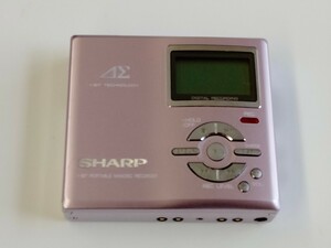 [ хорошая вещь ] sharp MD плеер MD-DR7 корпус Walkman запись магнитофон Q60212