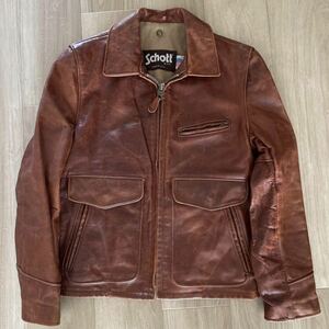 schott USモデル シングルレザージャケット38