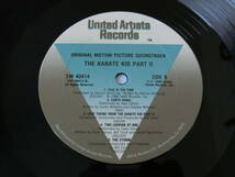 ベスト・キッド2 LPレコード オリジナル・サウンドトラック サントラ US盤 SW40414 The Karate Kid Part II_画像5