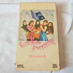 ロック・バンド さくらさくら VHSビデオ Girls Know Everythingの画像1