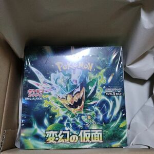 【注意事項ありシュリンク付き未開封BOX】 ポケモンカードゲーム スカーレット&バイオレット 拡張パック 変幻の仮面 CARD