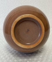 萩焼 椿窯 天鵬山 廣瀬淡雅作 萩花入 花瓶 茶道具 高さ30㎝ 紙箱 栞付き 淡雅　駒A 藤554_画像7