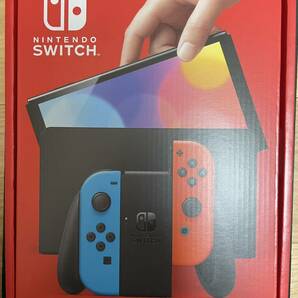 【未開封】Nintendo Switch 本体 有機ELモデル Joy-Con(L) ネオンブルー/(R) ネオンレッドの画像1