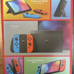 【未開封】Nintendo Switch 本体 有機ELモデル Joy-Con(L) ネオンブルー/(R) ネオンレッドの画像2