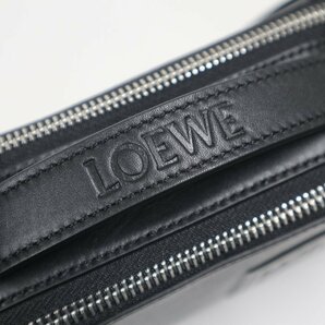 ロエベ LOEWE カメラ クロスボディバッグ ミニ サテンカーフ C565R41X01 ブラック 極上美品 バッグ ショルダーバッグの画像6