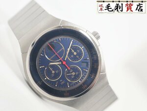 ポルシェデザイン by IWC IW374501 チタン クロノグラフ ムーンフェイズ 青文字盤 ヴィンテージ クォーツ【中古】 時計