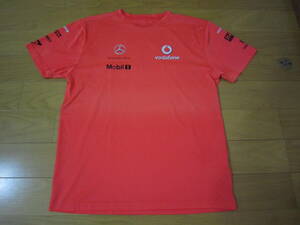 マクラーレン メルセデス チーム Tシャツ vodafone McLAREN MERCEDES TEAM Tシャツ size M