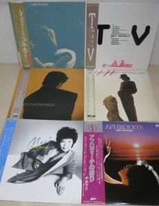 LP・中本マリ 帯付 6セット・LADY IN LOVE、TV、メモリーズ、NEW SWING STREETなど/04-104