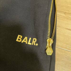 希少 ゴールドジッパー BALR ボーラー スウェット セットアップ XXL 上下セット 黒 ブラック ジップパーカー ゴールド金具の画像7