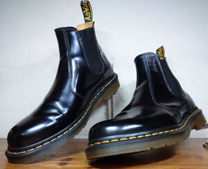 【数回履き程度/美品】Dr.Martens/ドクターマーチン 2976 サイドゴアブーツ UK10 28.5-29cm相応 ブラック 黒 チェルシー