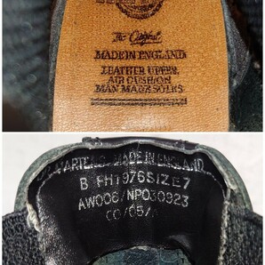 【美品/送料無料】英国製 Dr.Martens/ドクターマーチン スチールトゥ サイドゴアブーツ UK7 25.5-26cm相応 ブラック 黒 made in englandの画像9