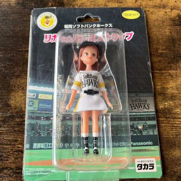 福岡ソフトバンクホークス マスコットユニフォーム リカちゃん ビーズストラップ ☆