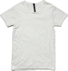 定価1.3万 wjk 2ply cut-off C-neck S/S Tシャツ S 白 akm ジュンハシモト 1piu