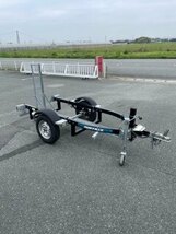 サン自動車 サントレックス バイクトレーラ(軽登録モデル) TRBD 中古 (登録書類あり) 令和1年式 現物確認、直接引取り大歓迎！_画像2