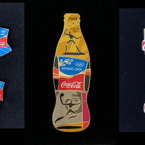 オリンピック 記念 ピンバッジ ★ コカ・コーラ ヒストリカル ピンバッジコレクション１３個 セットの画像1