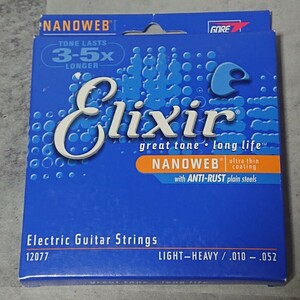 Elixir■エリクサー■NANOWEB■ 12077■LIGHT-HEAVY■エリクサー■.010-.052■旧パッケージ■未使用品