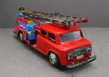 ビンテージ　ブリキ玩具　FIRE TRUCK　フリクション 消防車 MF718　中国製　　　_画像5