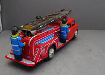 ビンテージ　ブリキ玩具　FIRE TRUCK　フリクション 消防車 MF718　中国製　　　_画像6