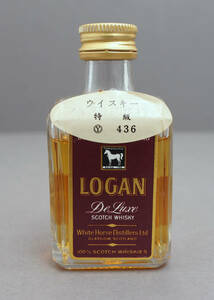 特級表示古酒　ローガン デラックス LOGAN DE LUXE SCOTCH WHISKY　ミニボトル　未開栓