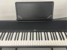 C654-I58-2161 KORG コルグ B1 デジタルピアノ 電子ピアノ 88鍵盤 スタンド イス付き フットペダル 18年製 ※音出し確認済み_画像3