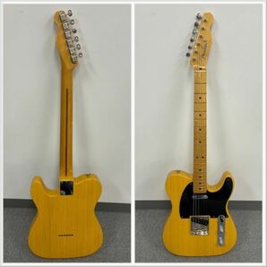 C630-I58-1288 Fender テレキャスター PAT PEND 55723 エレキギター 木目 ハードケース入 ショルダーストラップ付 替え弦付きの画像2