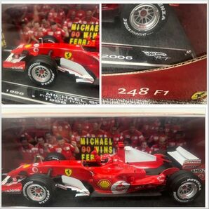 D626-CH12-13 【未開封】Hot wheels Racing GranPremoD'ATALIA ミハエル・シューマッハ 248 F1 1/18スケール リミテッドエディションの画像7